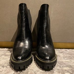RAS | Black Ankle Booties | 39